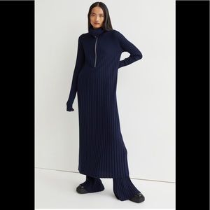 H&M Premium Merino Wool Knit Maxi Dress